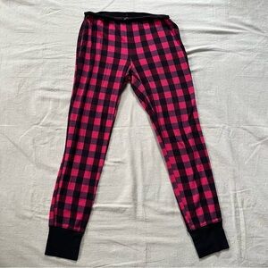 Victoria’s Secret Buffalo Check Long Underwear Bottoms